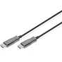 Кабель мультимедийный HDMI M to HDMI M 15m 4K AOC hybrid-fiber black Digitus (AK-330125-150-S) - уменьшенное изображение 1