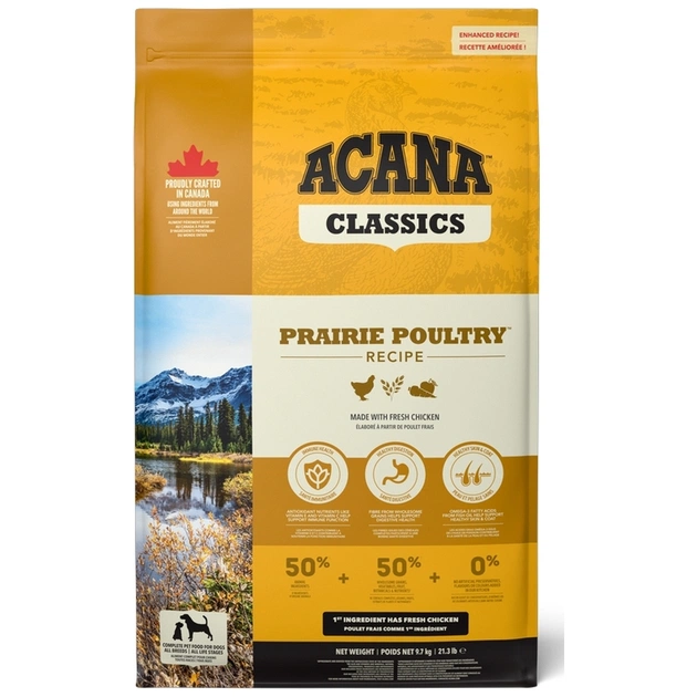 Сухий корм для собак ACANA Prairie Poultry 9.7 кг (0064992560119) - зображення 1