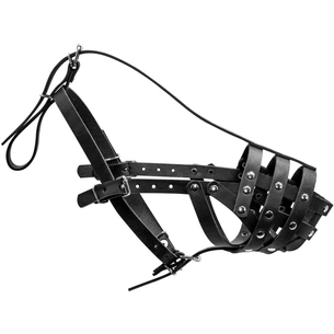 Намордник для собак Collar твердий (доберман, вівчарка мал, далматин, сетер мал) чорний (05971) зображення 1