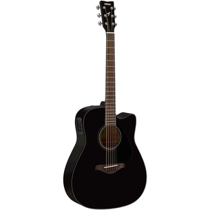 Гітара електроакустична Yamaha FGX800C Black зображення 1