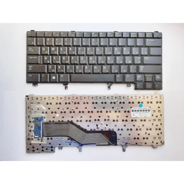 Клавіатура ноутбука Dell Latitude E5420/E6220/E6320/E6330/E6420/E6430 черная (A46064) - зображення 1