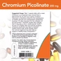 Мінерали Now Foods Піколінат Хрома, 200 мкг, Chromium Picolinate, 100 вегетаріанських до (NF1420) - зменшене зображення 2
