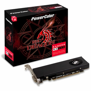 Відеокарта Radeon RX 550 4Gb PowerColor (AXRX 550 4GBD5-HLE) зображення 1