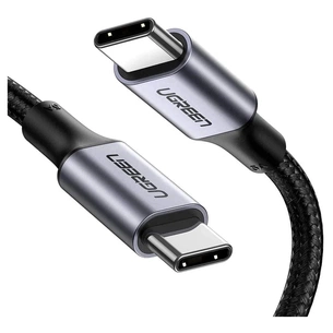 Дата кабель USB-C to USB-C 2.0m US316 100W 5A Alum. (Black) Ugreen (70429) зображення 1
