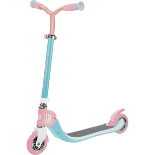 Самокат Globber Flow Foldable 125 до 100 кг 6+ 2 колеса Блакитно-рожевий (473-707) зображення 1