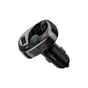FM модулятор Baseus T Shaped S-09A 2 х USB Type-A, microSD Black (CCMT000001) - зменшене зображення 2