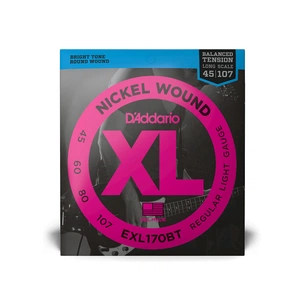 Струни для гітари D'Addario XL Nickel Wound Balanced Tension Regular Light (45-107) (EXL170BT) зображення 1