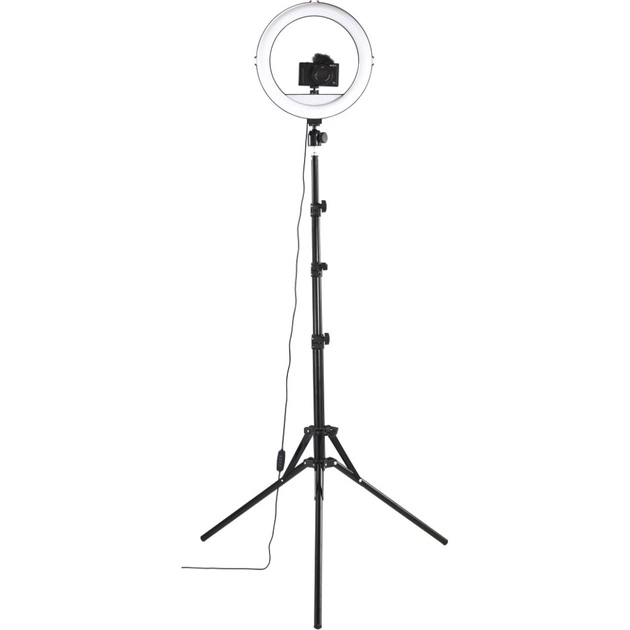 Набір блогера Hama Smartphone Tripod Steady-120 V2, 185см, Bluetooth, LED ring (00004659) - picture 8