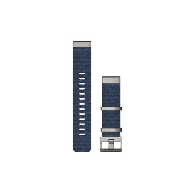 Ремінець до смарт-годинника Garmin MARQ, QuickFit 22m, Jacquard Weave Nylon Strap, Indigo (010-12738-02) - зображення 1