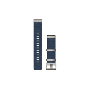 Ремінець до смарт-годинника Garmin MARQ, QuickFit 22m, Jacquard Weave Nylon Strap, Indigo (010-12738-02) зображення 1