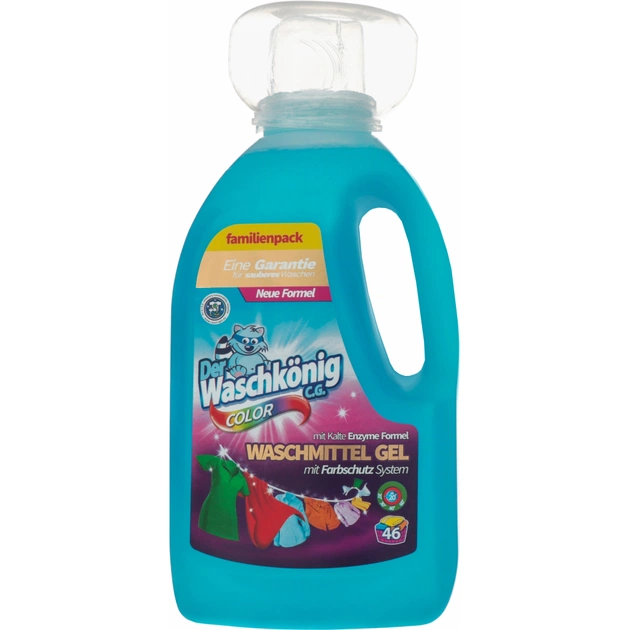 Гель для прання Waschkonig Color 1.625 л (4260418930399) - зображення 1