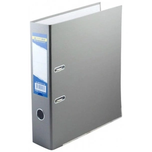 Папка - реєстратор Buromax А4, 70мм, JOBMAX PP, gray, built-up (BM.3011-09c) зображення 1
