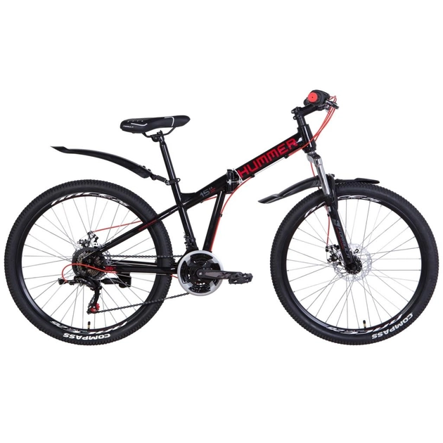 Велосипед Formula 26" HUMMER рама-15" 2021 Black/Red (OPS-FR-26-485) - зображення 1