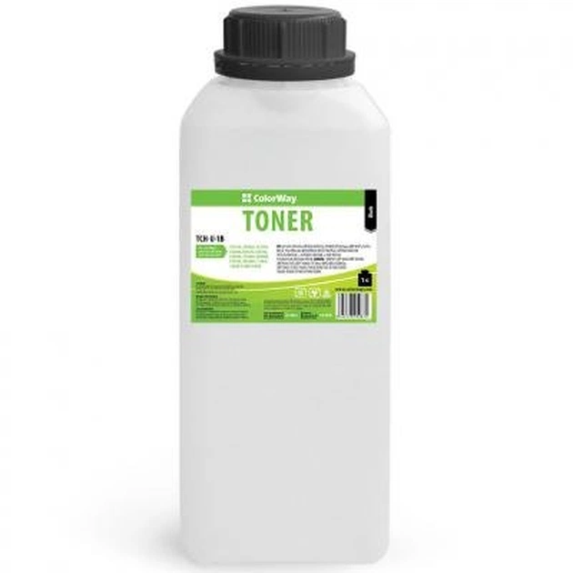 Тонер HP CLJ Universal color Black 1kg ColorWay (TCH-U-1B) - изображение 1