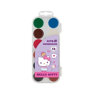 Акварельні фарби Kite Hello Kitty 12 кольорів (HK25-061) зображення 1