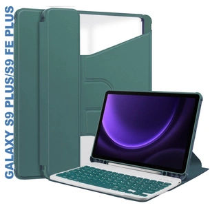 Чохол до планшета BeCover Keyboard 360° Rotatable Samsung Tab S9 Plus (SM-X810/SM-X816)/S9 FE Plus (SM-X610/SM-X616) 12.4" (710394) зображення 1