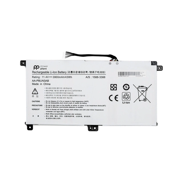 Акумулятор до ноутбука PowerPlant SAMSUNG Notebook 5 NP530E5M (AA-PBUN3AB) 11.4V 3900mAh (NB490165) - зображення 1