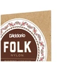 Струни для гітари D'Addario Folk Nylon 80/20 Bronze Ball End Clear Treble (EJ33) - зменшене зображення 4