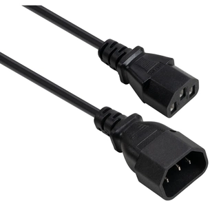 Кабель живлення C13 to C14 1.8m 0.75mm2 copper Vinga (VYPCC13141875CU) зображення 1