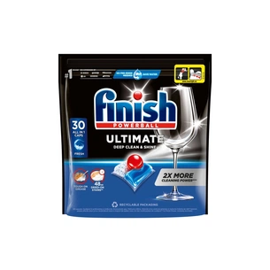 Таблетки для посудомийних машин Finish Ultimate All in 1 30 шт. (5908252001071) зображення 1