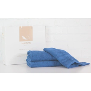 Рушник MirSon набір банних №5085 Elite SoftNess Blueberry 50х90, 70х140, 1 (2200003182910) зображення 1