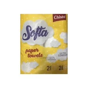 Паперові рушники Chisto Softa 2 шари 2 рулони (4823098408376) зображення 1