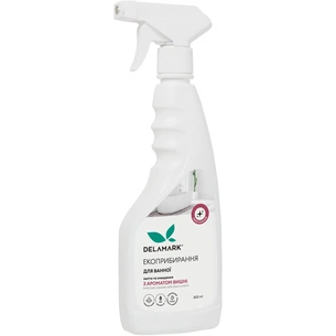 Спрей для чищення ванн DeLaMark з ароматом вишні 500 мл (4820152330697) зображення 1