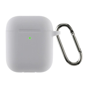 Чохол для навушників Armorstandart Ultrathin Silicone Case With Hook для Apple AirPods 2 Light Grey (ARM59685) зображення 1
