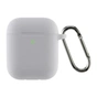 Чохол для навушників Armorstandart Ultrathin Silicone Case With Hook для Apple AirPods 2 Light Grey (ARM59685) - зменшене зображення 1
