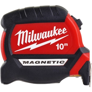 Рулетка Milwaukee магнітна PREMIUM, 10м, 27мм (4932464601) зображення 1