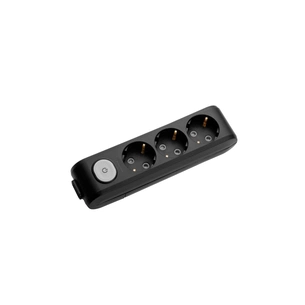 Колодка для подовжувача Panasonic X-tendia 3 гнізда black WLTA04302BL-UA (WLTA04302BL-UA) зображення 1