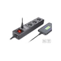 Мережевий подовжувач REAL-EL RS-3 USB CHARGE 1.8m, black (EL122500001) - зменшене зображення 5
