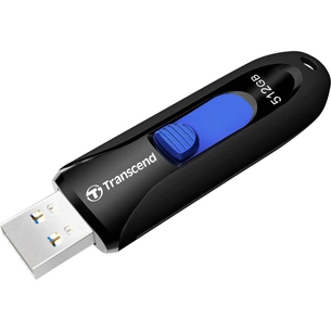 USB флеш накопичувач Transcend 512GB JetFlash 790 Black USB 3.1 (TS512GJF790K) зображення 1