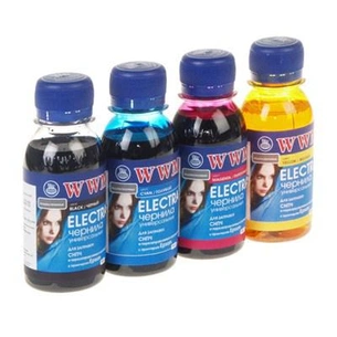 Чорнило WWM EPSON ELECTRA В/C/M/Y SET (ELECTR.SET42/ SET.4-2/ SET-2) зображення 1