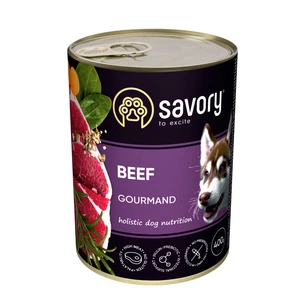 Консерви для собак Savory Dog Gourmand яловичина 400 г (4820232630433) зображення 1