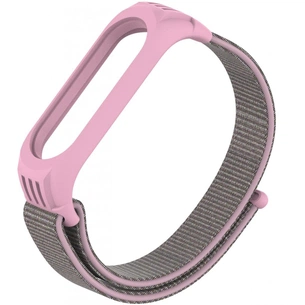 Ремінець до фітнес браслета Armorstandart Sport Loop для Xiaomi Mi Band 5 Pink (ARM56872) зображення 1