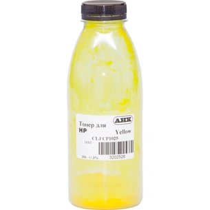 Тонер AHK HP CLJ CP1025, 30г Yellow TEXT (3202526) зображення 1