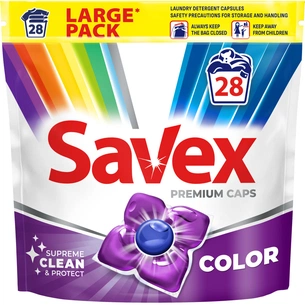 Капсули для прання Savex Super Caps Color 28 шт. (3800024046889) зображення 1