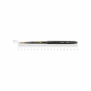 Пензлик для малювання Rosa Соболь круглий, TRAVEL BRUSH, OCEAN 168, № 6 (4823098516781) зображення 1