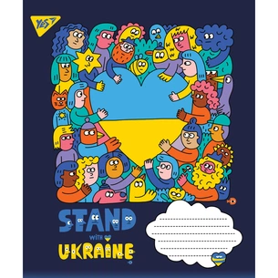 Зошит Yes А5 Ukraine 60 аркушів, лінія (766243) зображення 1