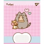 Зошит Yes Pusheen Weekend А5 12 аркушів коса лінія (767609) - зменшене зображення 5
