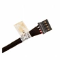 Роз'єм живлення ноутбука з кабелем Sony для Sony PJ172 (6.5mm x 4.4mm + center pin),4-pin,16 см (A49082) - зменшене зображення 3
