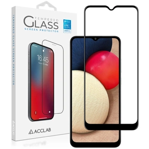 Скло захисне ACCLAB Full Glue Samsung A02s Black (1283126509612) зображення 1