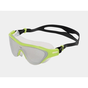 Окуляри для плавання Arena The One Mask Mirror 004308-104 срібний, салатовий Уні OSFM (3468336836248) зображення 1