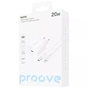 Сетевое зарядное устройство Proove Rapid 20W White (WCRP20012102) + кабель Lightning - уменьшенное изображение 3