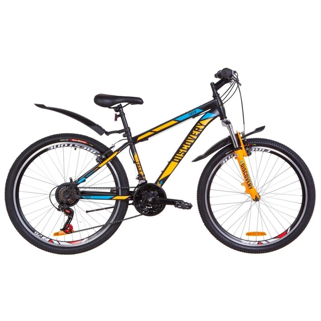 Велосипед Discovery 26" TREK AM Vbr рама-15" 2019 чорно-помаранчевий з синім (OPS-DIS-26-173) - изображение 1