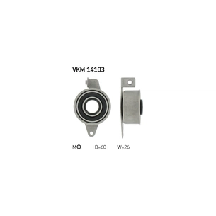 Ролик натягувача ременя SKF VKM 14103 зображення 1