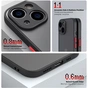 Чохол до мобільного телефона Armorstandart Frosted Matte Xiaomi Redmi 12 4G Black (ARM68550) - зменшене зображення 3
