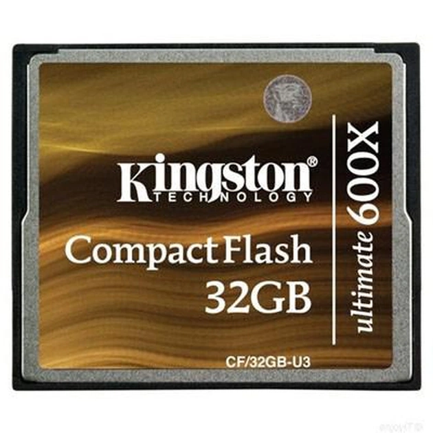 Карта пам'яті Kingston 32Gb Compact Flash 600x (CF/32GB-U3) - изображение 1