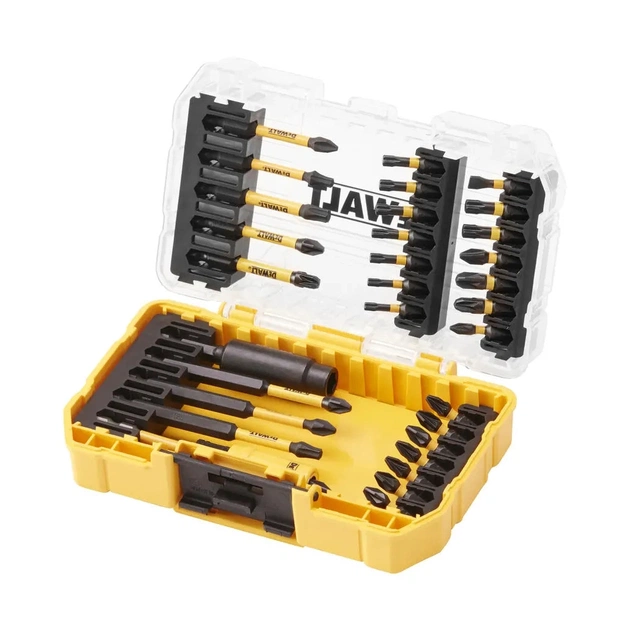 Набір біт DeWALT EXTREME FLEXTORQ, Phillips,Pozidriv,Torx, Slotted,Pz3, T25, 32 шт, кейс (DT70743T) - зображення 1